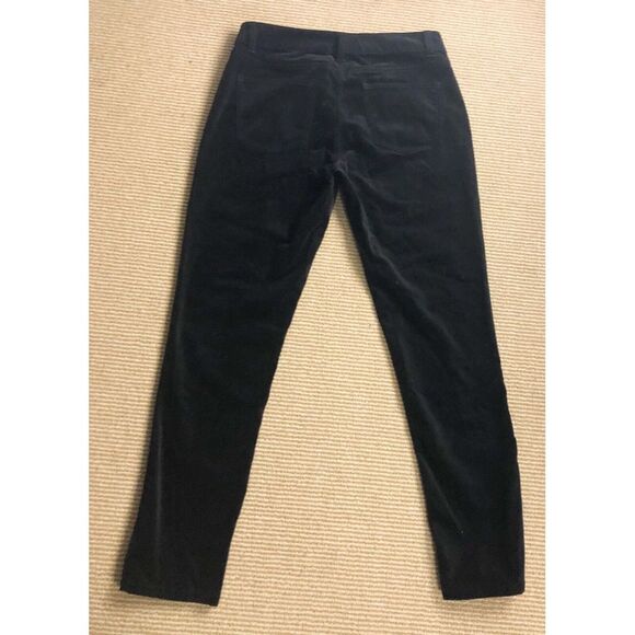 Talbots Signature Black Velvety look Fit Pants Size 6P Cotton Blend - Picture 8 of 10